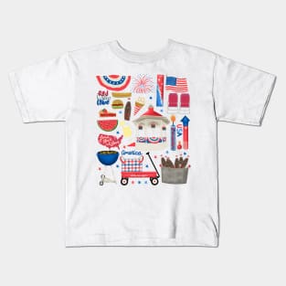 Hometown 4th of July Kids T-Shirt